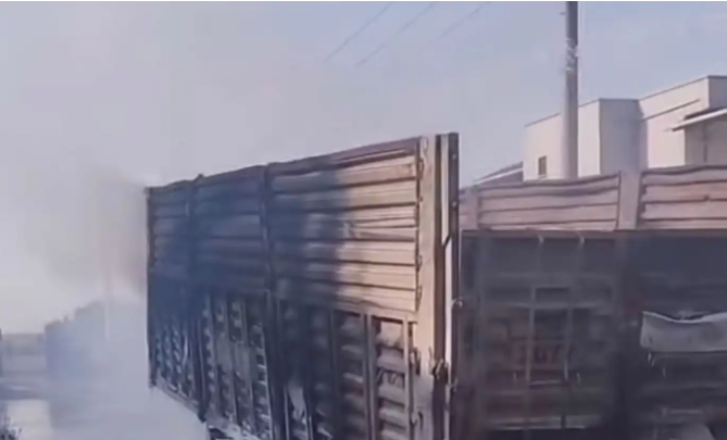 Adana’nın Ceyhan ilçesinde iki dorsede yangın çıktı